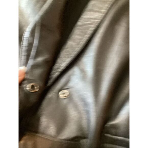 Wilson’s 100% Leather Mens Jacket Black Vintage 1980s - Picture 7 of 10